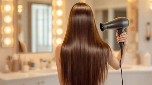 How to Blow-Dry Hair Extensions Safely