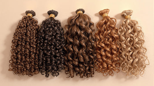 Custom Curl Patterns for Hair Extensions
