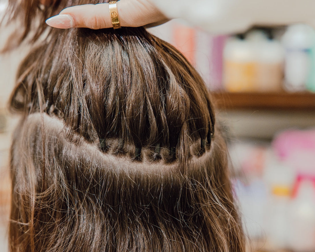 Hand-Tied Weft Hair Extensions in Jupiter, FL | PHE Salon — Maximum Volume, Minimum Damage