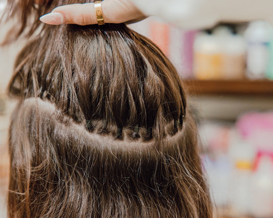 Hand-Tied Weft Hair Extensions in Jupiter, FL | PHE Salon — Maximum Volume, Minimum Damage