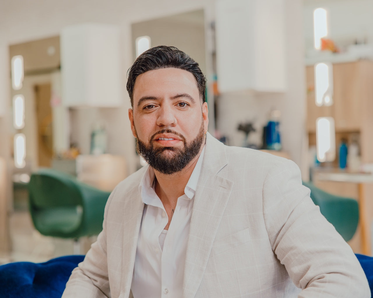 Christopher Marc, color department manager and master stylist at PHE Salon Jupiter