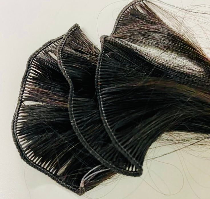 HAND TIED WEFTS HAIR EXTENSIONS - ORGANIC HAIR